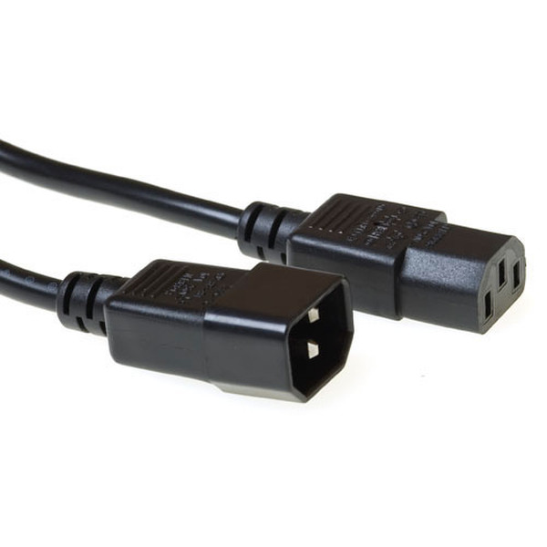 Advanced Cable Technology AK5164 0.3м C14 coupler C13 coupler Черный кабель питания
