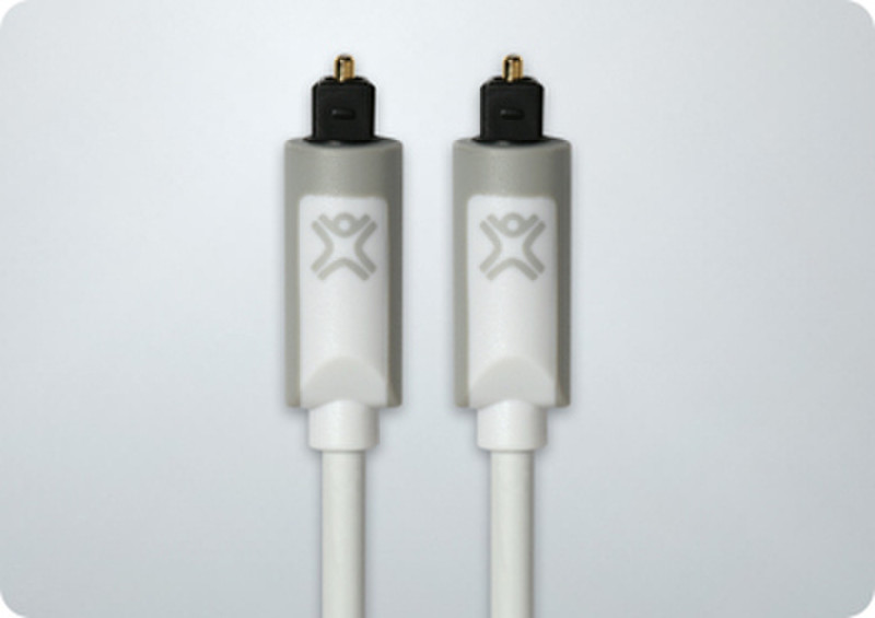 XtremeMac Toslink Audio Cable + 3.5mm adapter Toslink Toslink White audio cable