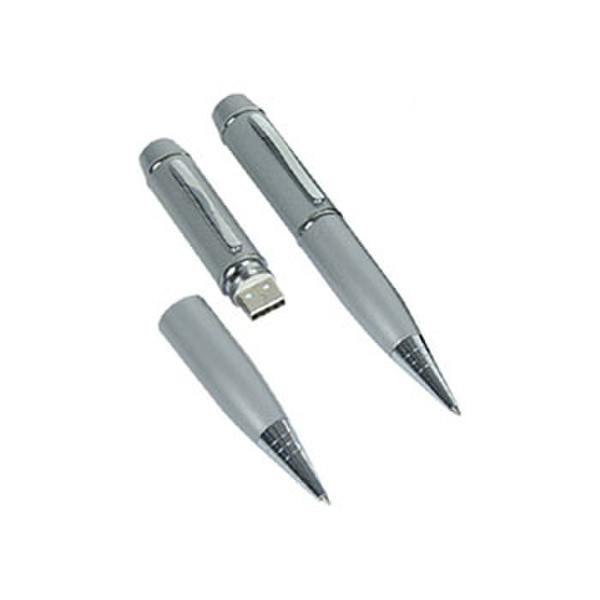 Leotec Flash USB (Boligrafo) 2GB 2GB USB 2.0 Type-A Silver USB flash drive