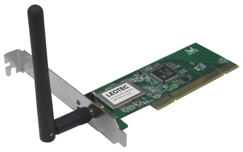 Leotec Wireless PCI Adapter 54Mbit/s networking card
