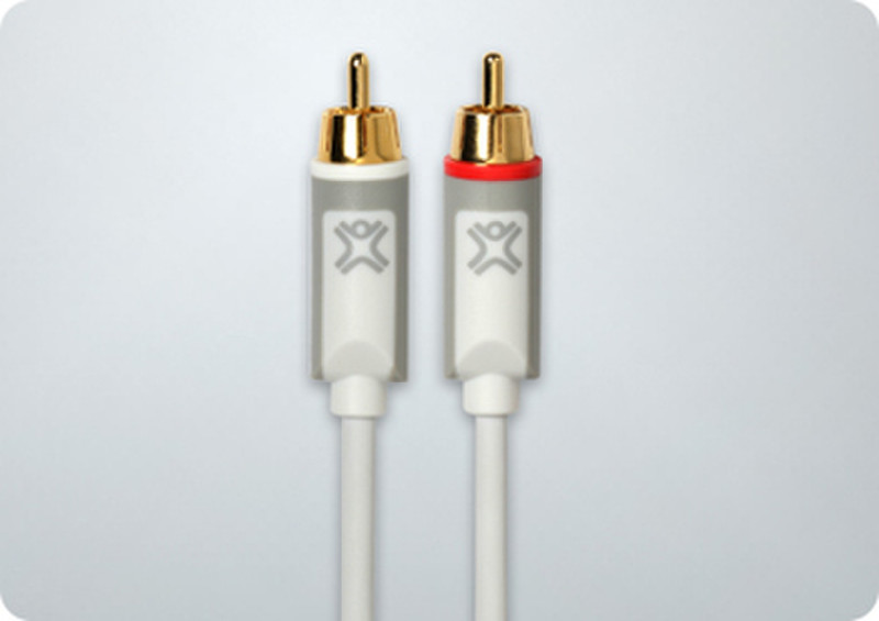 XtremeMac Analog Audio Cable 2m RCA RCA White audio cable