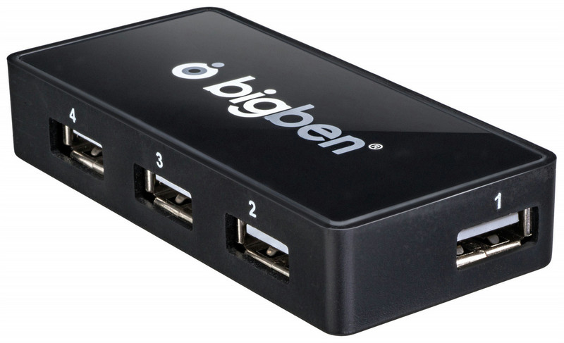 Bigben Interactive PS4VRUSBHUB USB 2.0 Micro-B Черный хаб-разветвитель