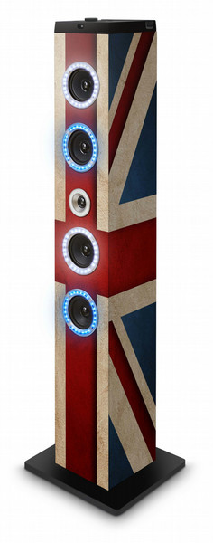 Bigben Interactive TW7UKLIGHT1+2 Tower 40W Blue,Red,White home audio set