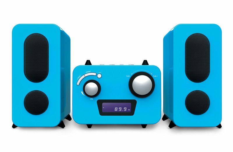 Bigben Interactive MCD11BLSTICK Micro-Set Blau Home-Stereoanlage