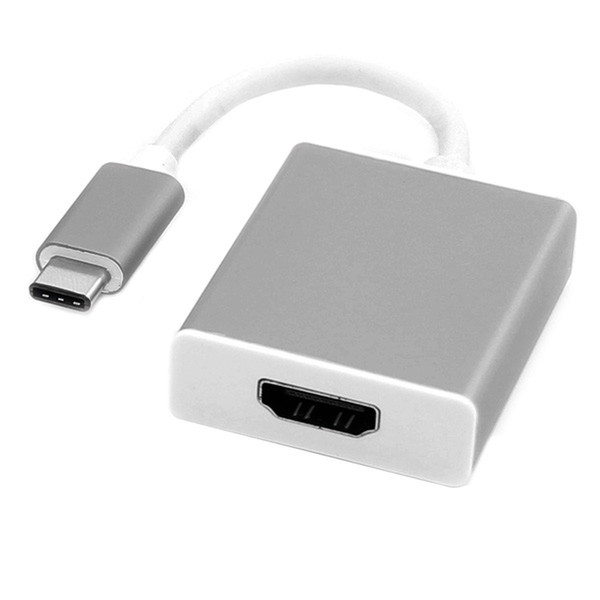 Secomp 12.03.3210 0.1м USB C HDMI Cеребряный адаптер для видео кабеля