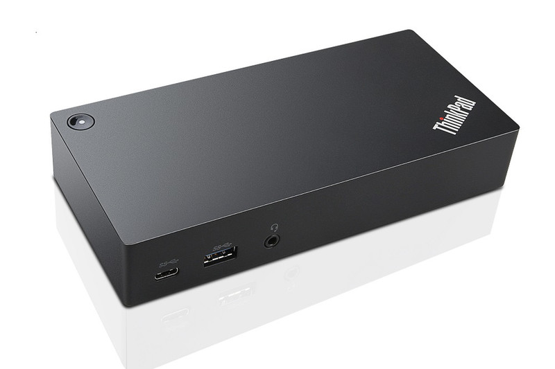 Lenovo 40A90090EU USB 3.0 (3.1 Gen 1) Type-C Black notebook dock/port replicator