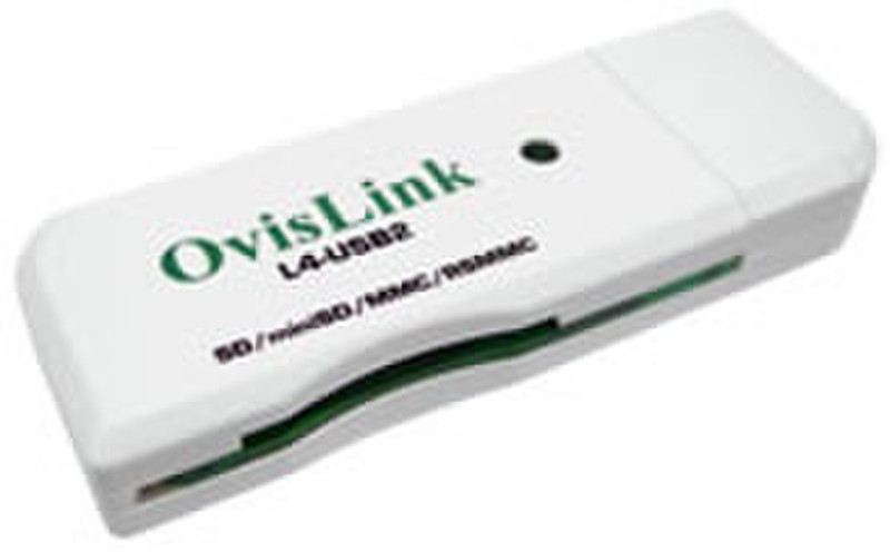 OvisLink L4-USB2 USB 2.0 Белый устройство для чтения карт флэш-памяти