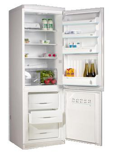 EDY KD 3774 A Plus White Отдельностоящий 301л Белый холодильник с морозильной камерой