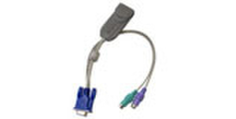 Raritan P2CIM-APS2DUAL 2xPS/2 VGA Серый кабельный разъем/переходник