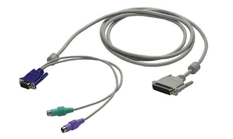 Raritan Ultra Thin KVM Cable 2m 2м Зеленый кабель клавиатуры / видео / мыши