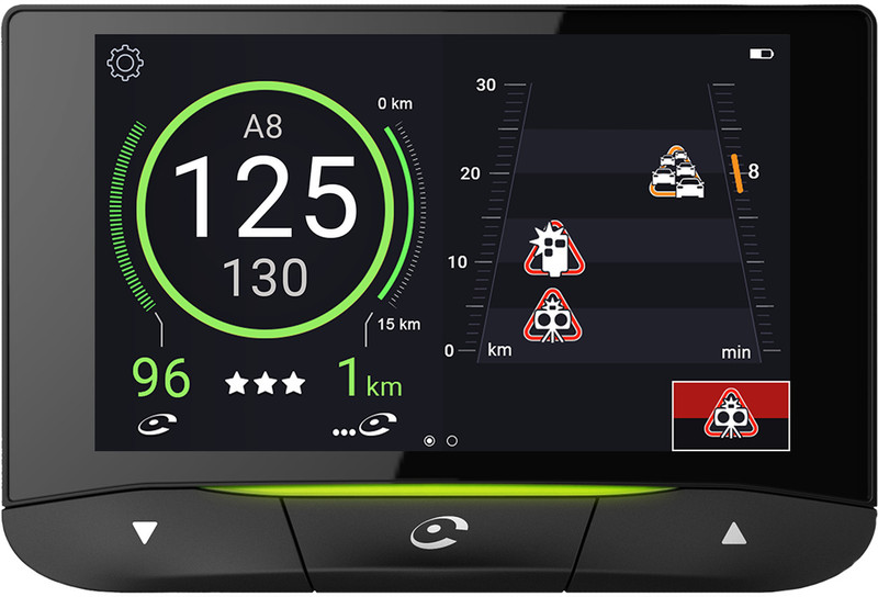 COYOTE S Fixed 4Zoll Touchscreen 155g Schwarz Navigationssystem