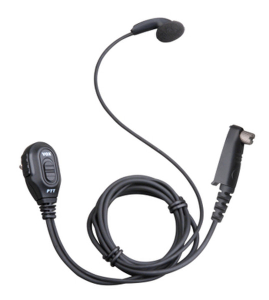 Hytera ESN06 Ear-hook Monaural Black mobile headset