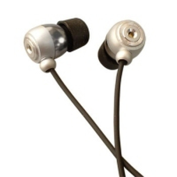 Leotec Earphone (Extra Bass System) Silver 3.5
