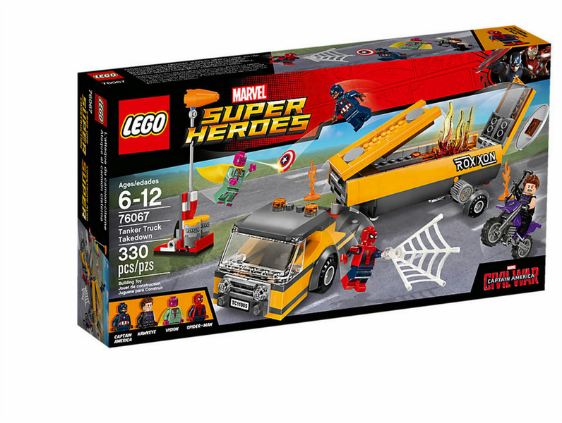 LEGO Marvel Super Heroes Tanker Truck Takedown 330шт строительный конструктор