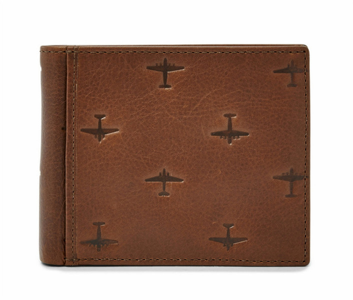 Fossil Pilot Large Coin Pocket Bifold Portemonnaie