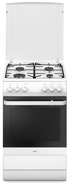 Amica SHM5106NW Freestanding Gas hob A White cooker