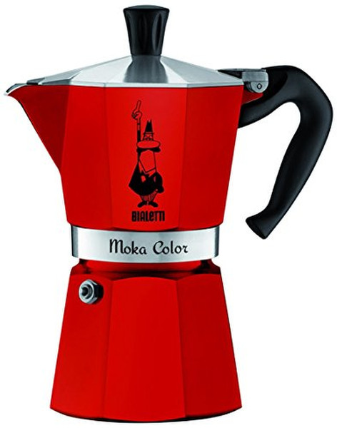 Bialetti Moka Color 0.2л Алюминиевый, Красный