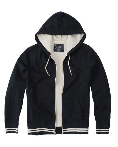 Abercrombie & Fitch Tipped Full-Zip