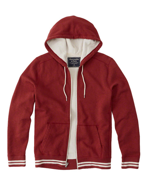 Abercrombie & Fitch Tipped Full-Zip