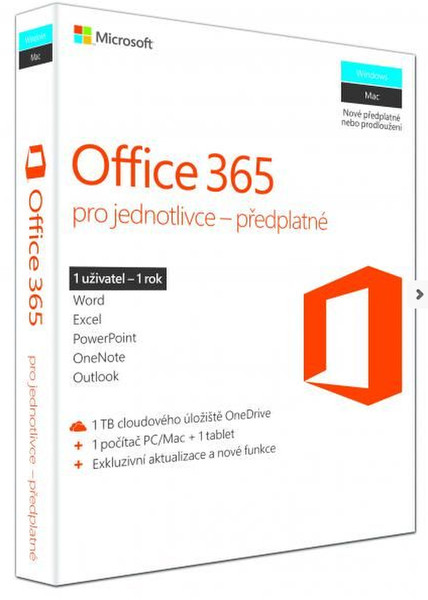 Microsoft Office 365 Personal 32-bit/x64, CZ