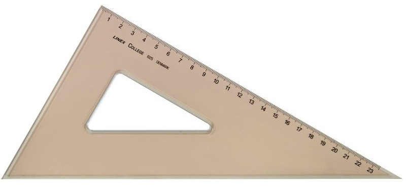 Linex College 625 60° triangle Plastic Beige 1pc(s)