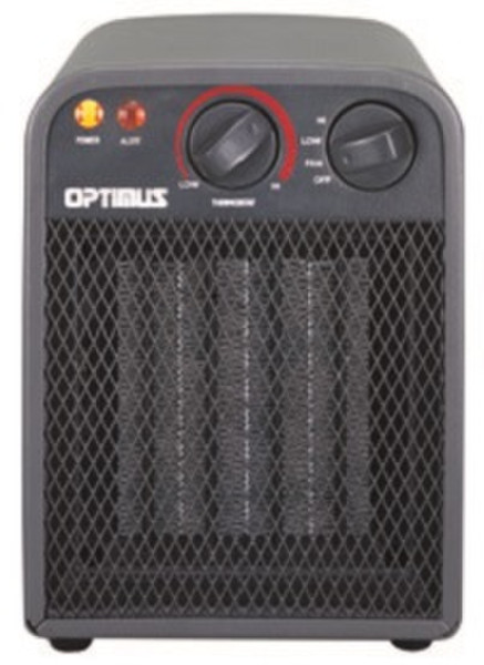 Optimus H-7002 Для помещений 1500Вт Черный Fan electric space heater электрический обогреватель