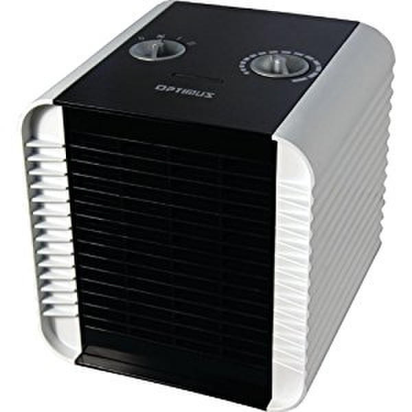 Optimus H-7003 Для помещений 1500Вт Черный, Белый Fan electric space heater электрический обогреватель