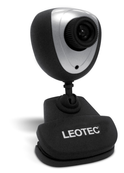 Leotec Webcam 300K Pixel (SOLARIS) 640 x 480пикселей Черный, Cеребряный вебкамера