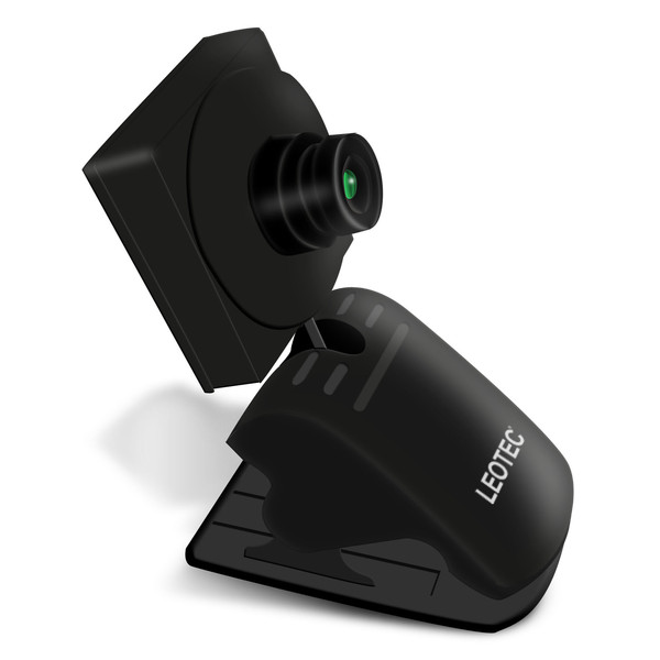Leotec 300K Pixel Webcam (CUBE) 640 x 480Pixel USB 2.0 Schwarz Webcam