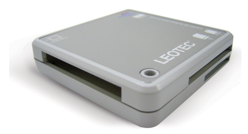 Leotec card reader all in 1 Cеребряный устройство для чтения карт флэш-памяти