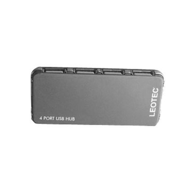Leotec hub 4 puertos USB 2.0 480Мбит/с хаб-разветвитель
