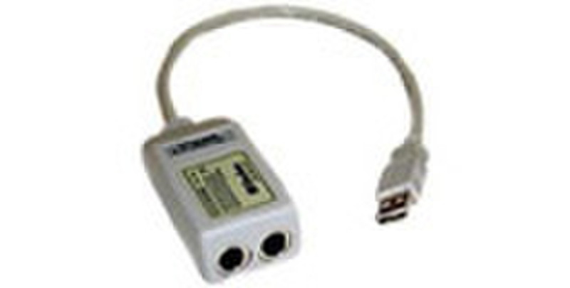 Raritan USB -> PS/2 Converter USB 2xPS/2 Серый кабельный разъем/переходник