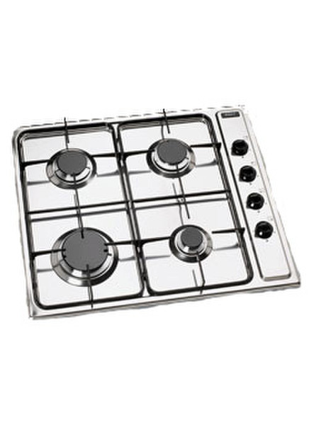 EDY GKS584 gas heater built-in Gas hob Silver