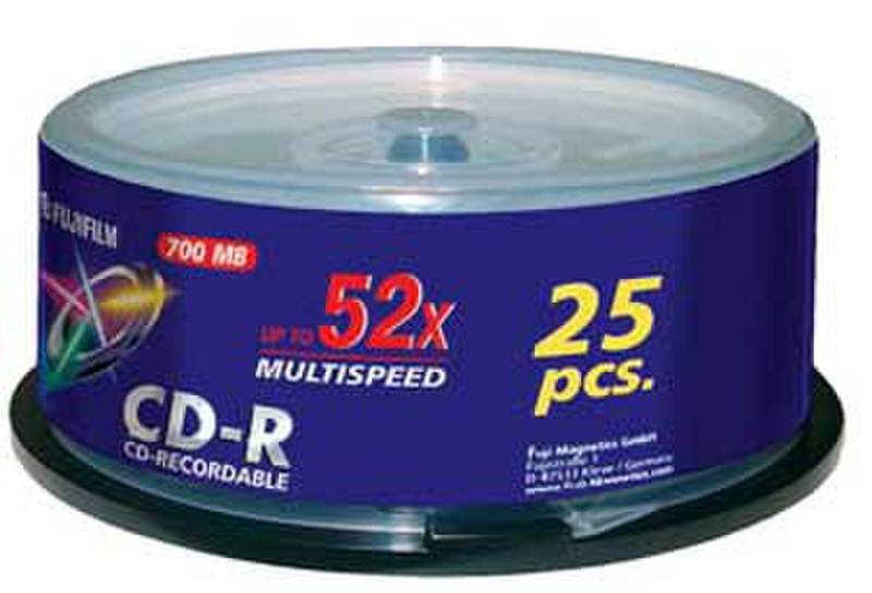 Fujifilm CD-R VIRGEN 700MB 52x CD-R 700MB 25Stück(e)