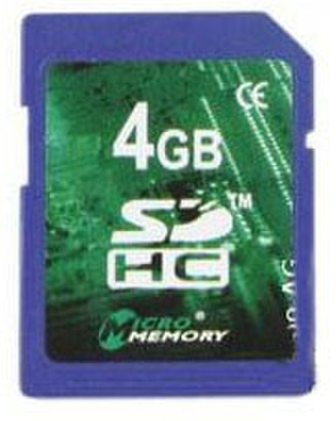 MicroMemory 4GB SD card x60 speed 4GB SD Speicherkarte