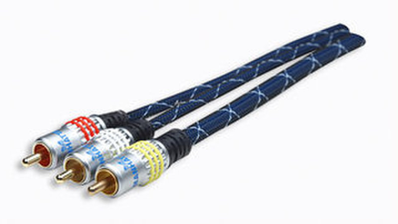 Manhattan Cable RCA 4.8m Blue composite video cable
