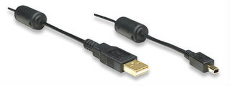 Manhattan Hi-Speed USB 2.0 1.8м USB A кабель USB