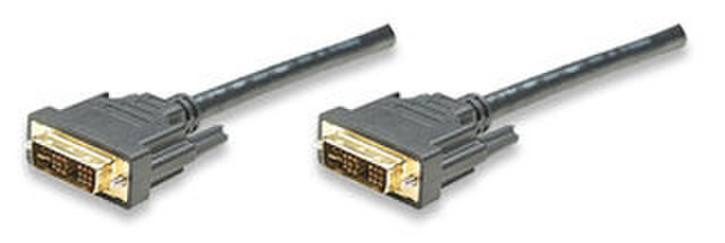 Manhattan Monitor Cable 1.8м Черный сигнальный кабель