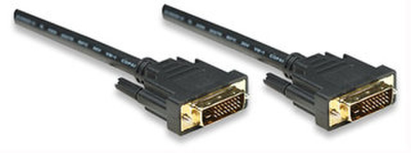 Manhattan Monitor Cable 1.8m Schwarz Signalkabel
