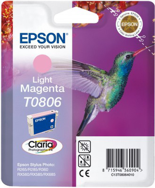 Epson T0806 Светло-малиновый струйный картридж