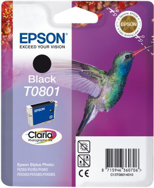 Epson T0801 Черный струйный картридж