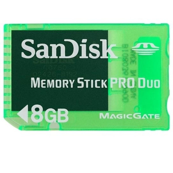 Sandisk Memory Stick PRO Duo 8Gb 8GB memory card