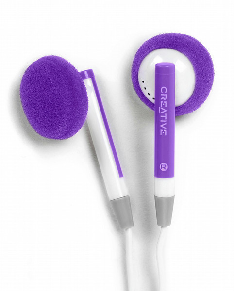 Creative Labs EP-480 Earphones Purple Purple Intraaural headphone