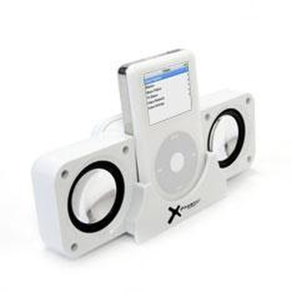 Phoenix Altavoces portátiles 100 watt.para MP3 / MP4 /portátil blanco White loudspeaker