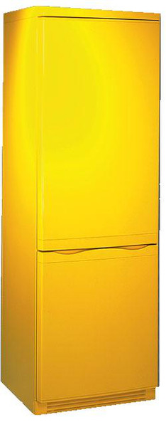 EDY KD 3774 A Plus Yellow Отдельностоящий 301л Желтый холодильник с морозильной камерой