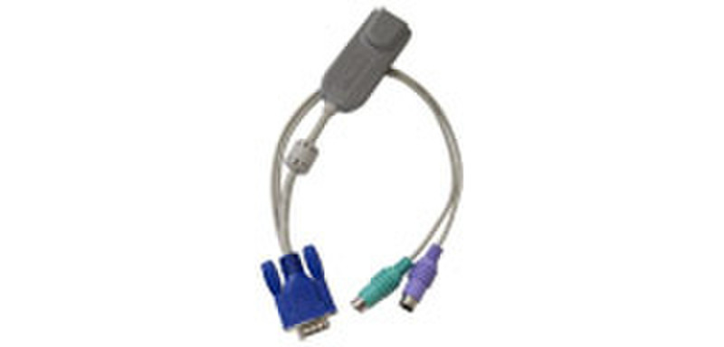 Raritan MCIM-PS2 VGA 2xPS/2 Серый кабельный разъем/переходник