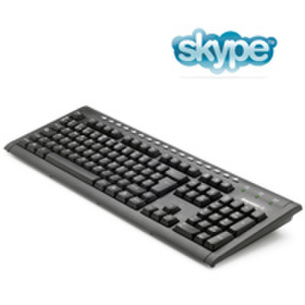 Soyntec Inpput T200 USB QWERTY Черный клавиатура