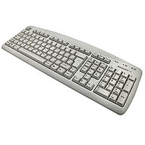 Soyntec Inpput T100 PS/2 QWERTY Weiß Tastatur