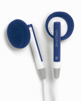 Creative Labs EP-480 Earphones Dark Blue Blau im Ohr Kopfhörer