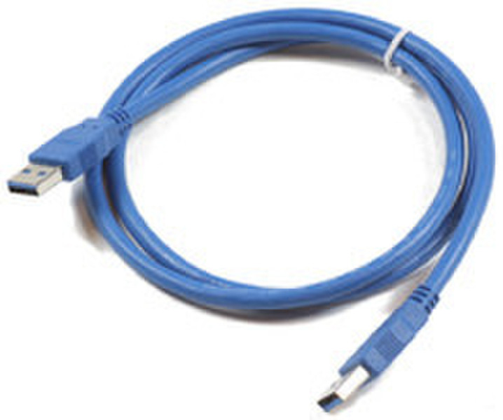 Microconnect USB3.0AA1 1м USB A USB A Синий кабель USB